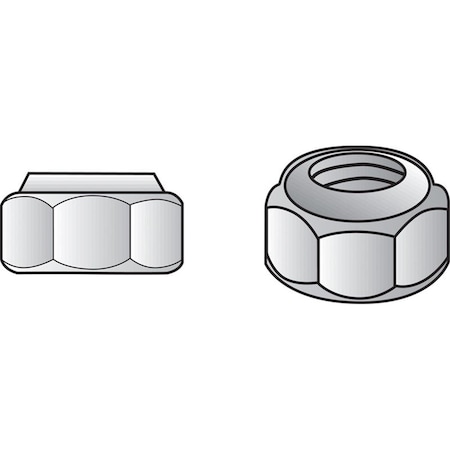 Homecare Products No. 10-24 Stainless Steel USS Nut, 100PK HO1678314